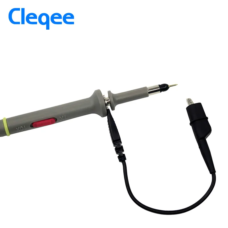 Cleqee 2PCS P6060-60MHz Oscilloscope Probe Clips For Tektronix oscilloscope HP X1/X10 DC-60MHz | Инструменты