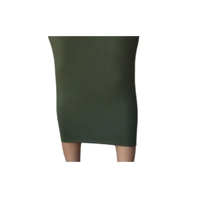 Женские осенние повседневные Slim Fit облегающая юбка с высокой талией размера плюс