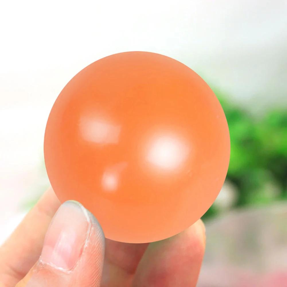 

Stick Wall Ball Fluorescent Squash Sticky Target Luminous Ball Decompression Throw Fidget Toy Kids Gift Novelty Stress Relief