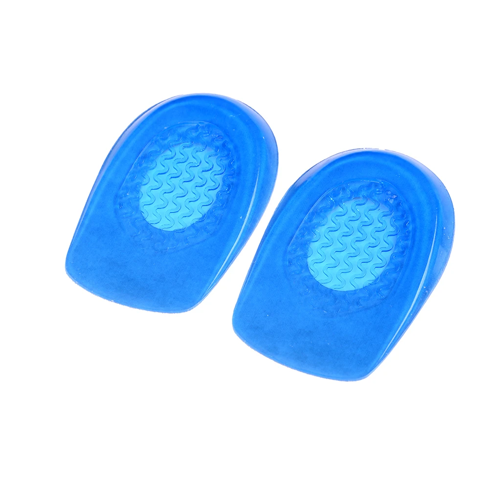 

1Pair Silicon Gel Heel Cushion Insoles Soles Relieve Foot Pain Protectors Spur Support Shoe Pad Feet Care Inserts Man And Women