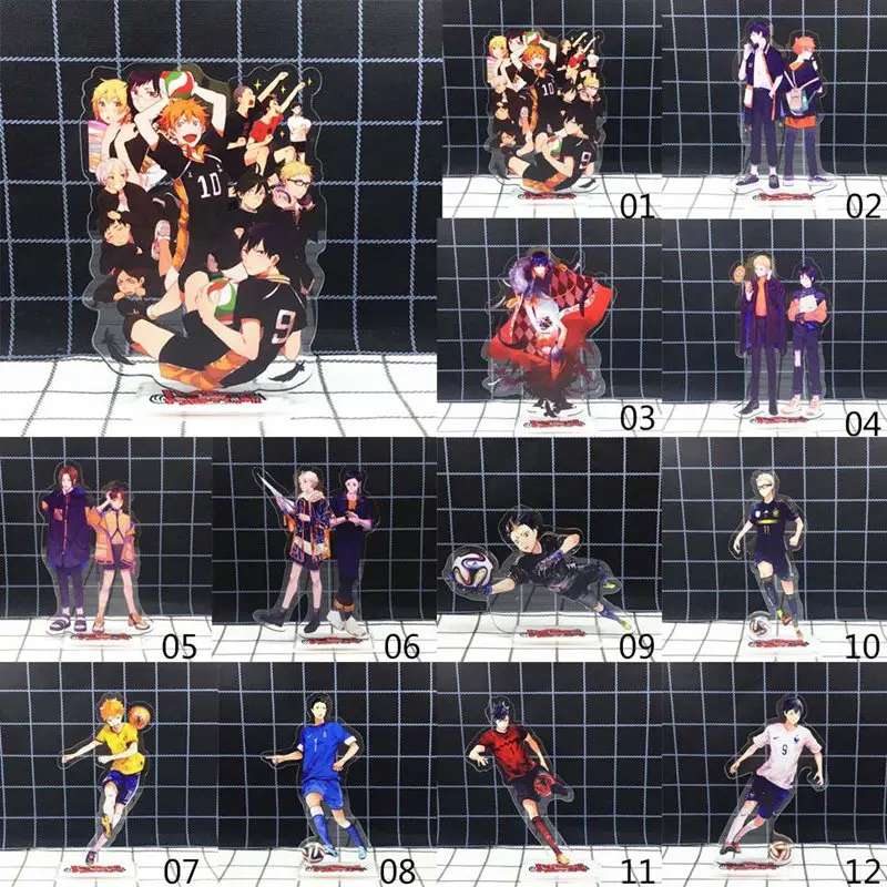 

Anime Haikyuu!! Display Stand Figure Model Plate Holder Japanese Cartoon Figure Acrylic Collection Jewelry Christmas Gift