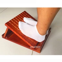 solid wood stretch board 10 gear adjustment foot massage pedal rocker yoga stretching plate device bar stool tendon stretcher