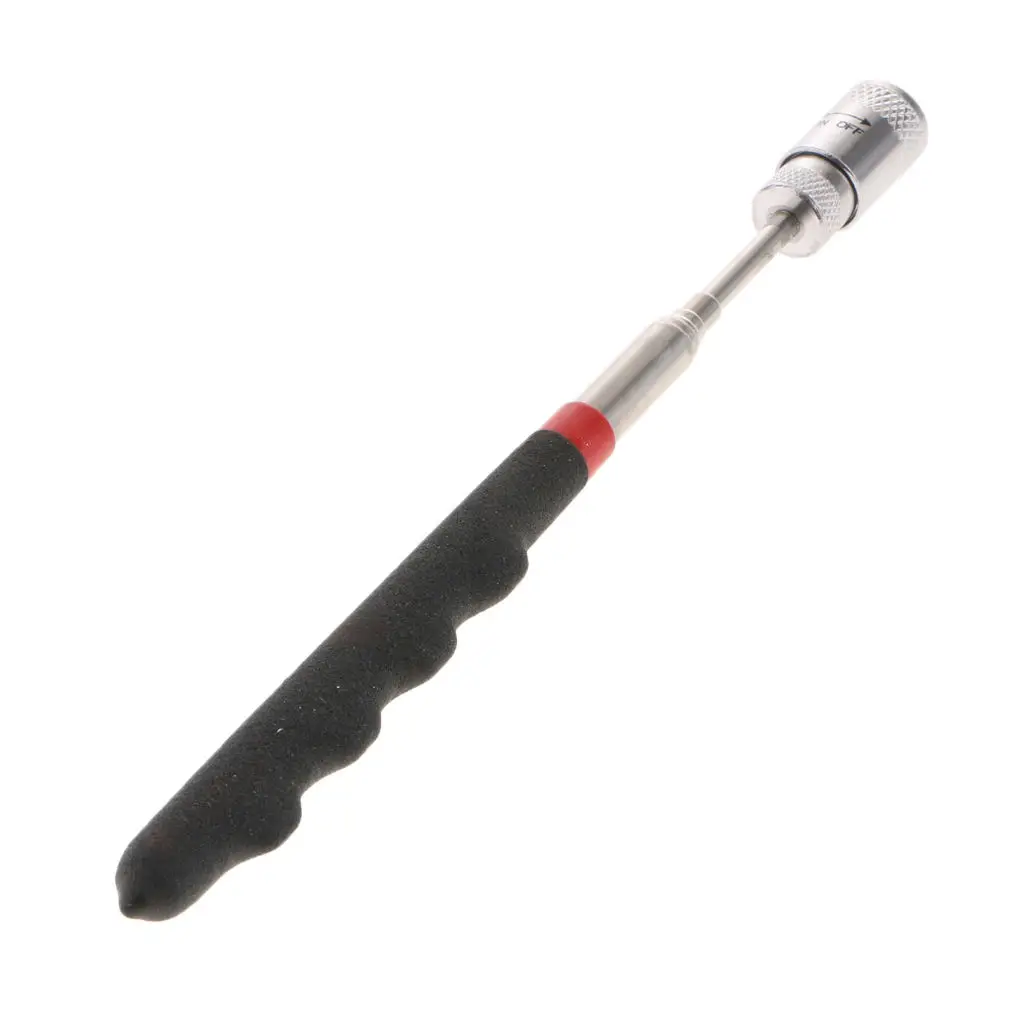Telescopic Magnet with LED Torch Light 32" Telescopic Magnetic Pick Up Tool