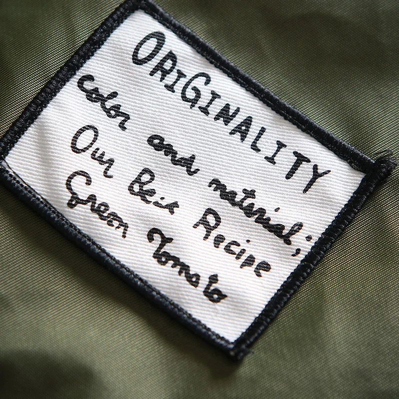 2019 куртка-бомбер для мужчин армейский зеленый тонкий пилот ветровка Куртка