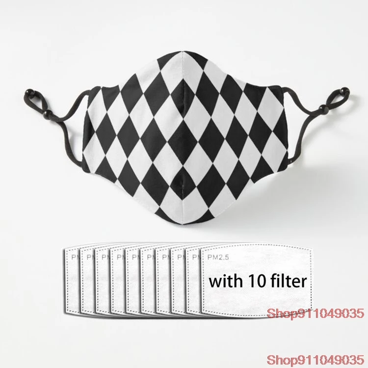 Арлекин со стразами модная мужская и женская уличная спортивная маска маски для