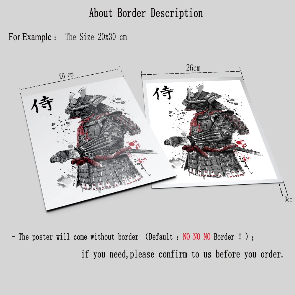 Японский постер самурая бусхидо Современная Художественная Картина на холсте