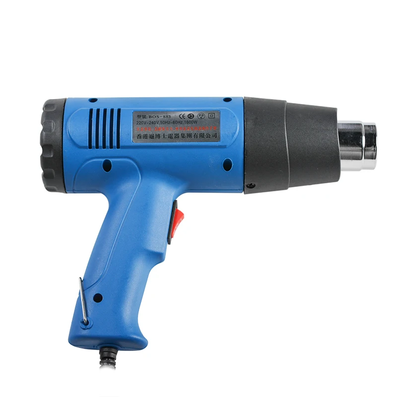 

220V 1600W Electronic Heat Gun Hot Air Gun Wine Cap Sealing Machine Shrink Cap Gun Air Blower Rework Repair