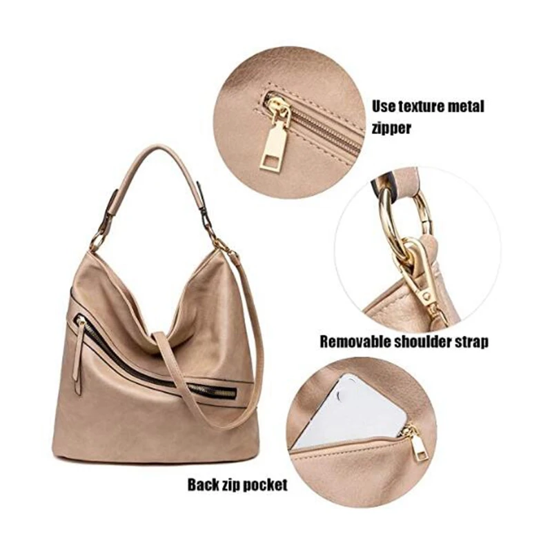 

Women's Shoulder Bag Handbag Large Capacity Wallet Fashion Retro Saddle Bag Simple Shoulder Messenger Bag
