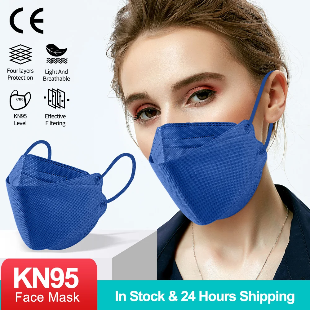 

5-100Pcs ffp2 masks colors kn95 mascarillas certified fpp2 approved kn95 CE Respirator Mascarillas ffp2reutilizable ffp3 fpp2 ce