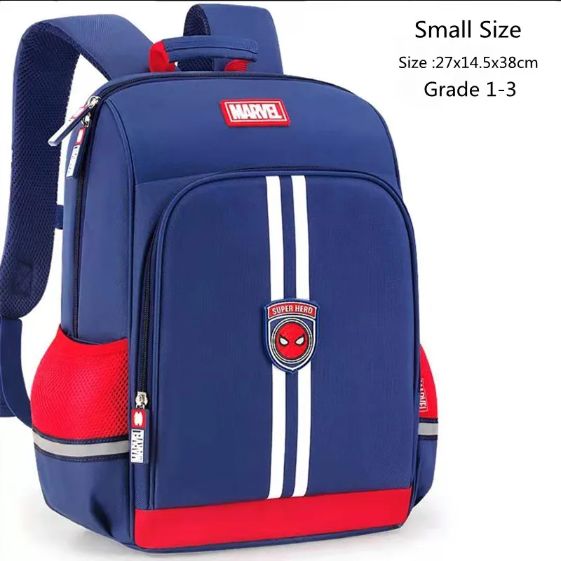 2021 Disney New School Bags For Boys Primary Student Shoulder Backpack Large Capacity Spider Iron Man Captain America Mochila