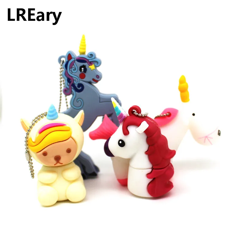 

Minions Horse Cartoon Unicorn Pen Drive 8GB 32GB 128MB Pendrive USB Flash Drive 4GB 64GB 16GB Memory Stick Teddy bear