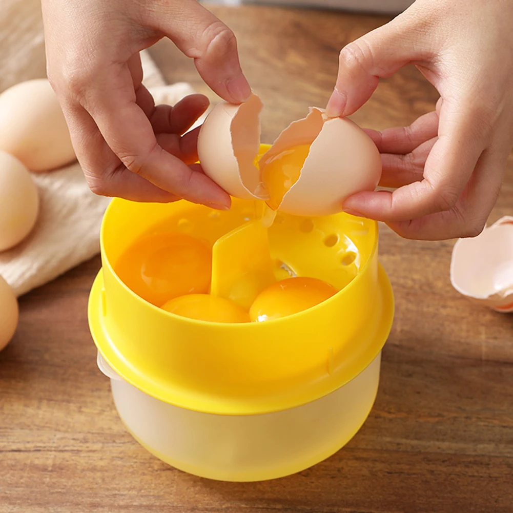 

Egg Separator White Yolk Sifter Home Kitchen Chef Dining Cooking Gadget Egg Divider Sieve Separator Hand Tools