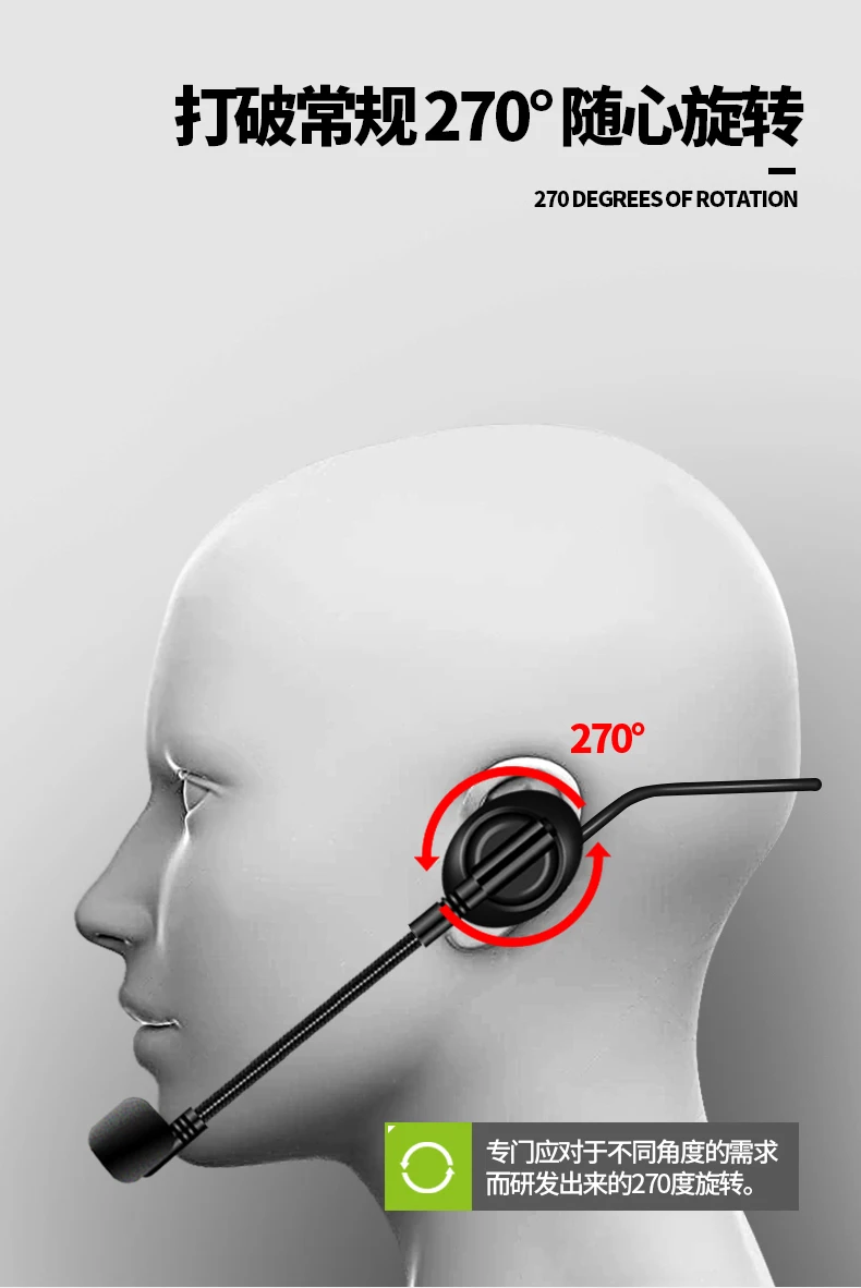 Высококачественная профессиональная гарнитура с микрофоном для учеников