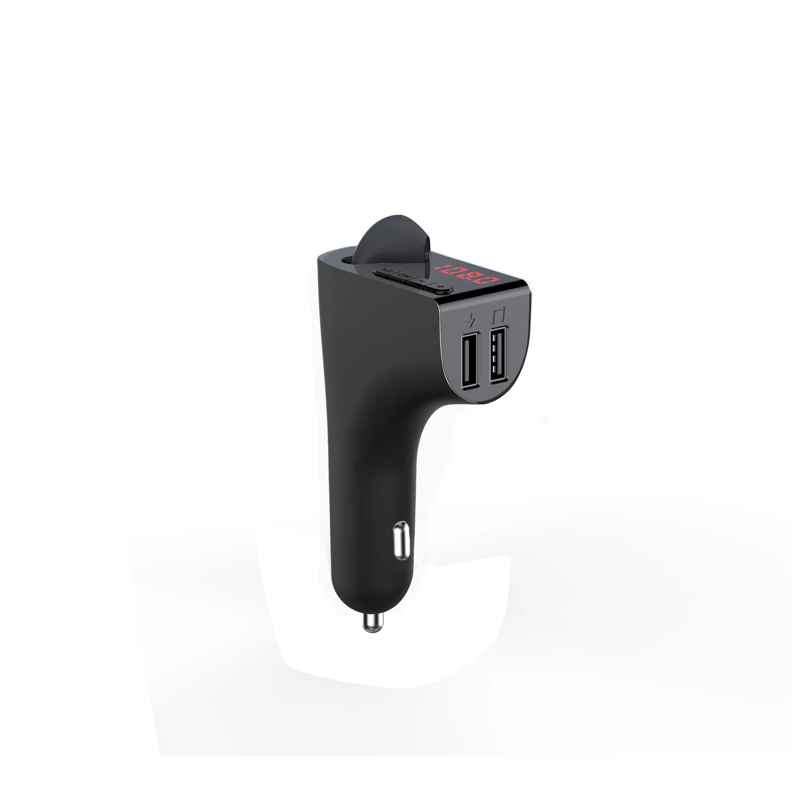 Автомобильный FM-трансмиттер PITMEN Bluetooth-гарнитура с функцией Hands-Free MP3-плеером USB Type-C