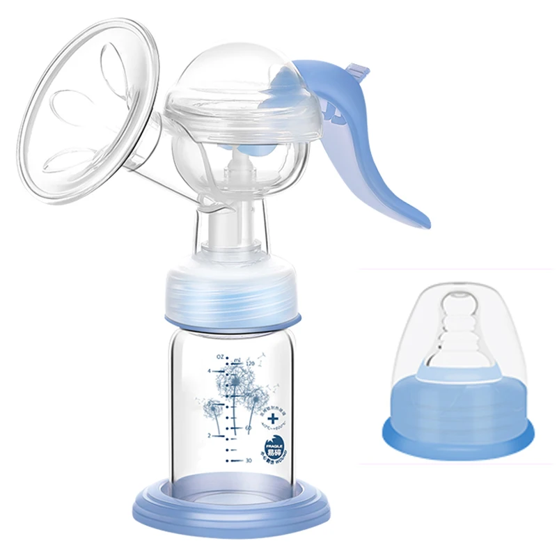 

Manual Breast Pump Glass Accessories Maternal Milk Collector Holder Baby Breast Bottle Puerperal Nursing Feeding Breasts Pump