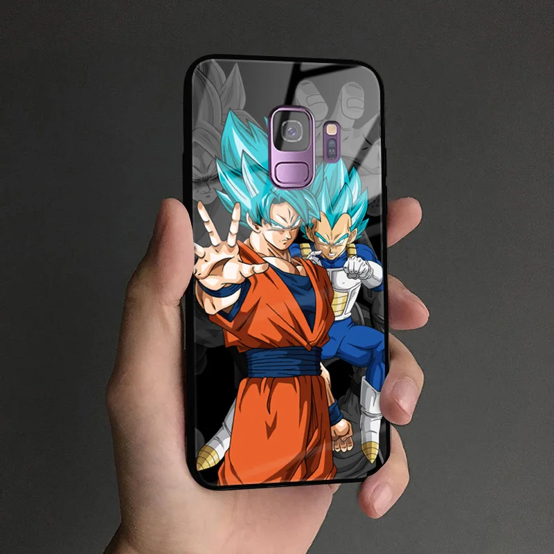 Dragon Ball Super DBS Goku аниме мягкий силиконовый стеклянный чехол для телефона, чехол для samsung Galaxy S8 S9 S10e S10 Note 8 9 10 Plus - Цвет: DBSUPER 7