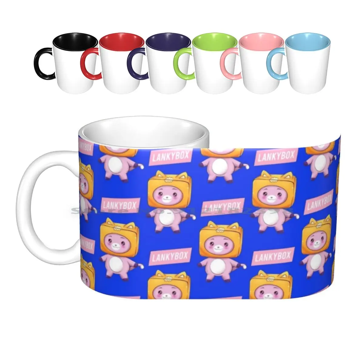 

Lankybox Ceramic Mugs Coffee Cups Milk Tea Mug Lanky Box 2020 Coved19 Funny Funny Lankybox Lankybox Adopt Me Lankybox Cake