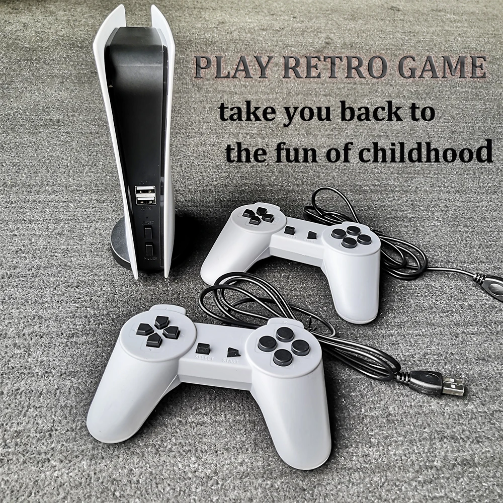 Консоль игровая Проводная 8 бит 5 USB 200 классических игр | Электроника