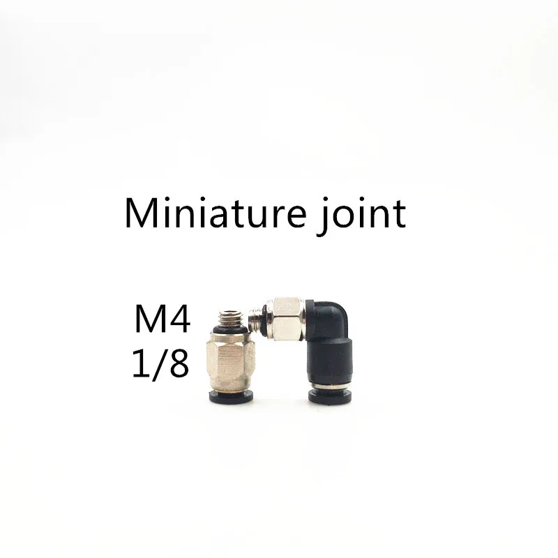 

Miniature Pneumatic Trachea Quick Plug Connector Threaded Straight-through Connector Pc Pc3/4/6mm-m4,1/8 Pneumatic Element