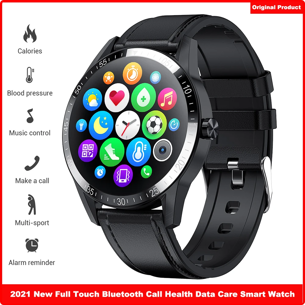 

2021 Smart Watch Men Women Health Care Bluetooth Call Heart Rate SpO2 Monitor Fitness Tracker Clock Smartwatch For Android IOS