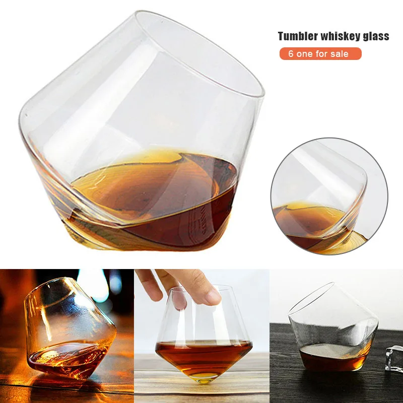 Pack of 6 400ML Wine Glass Whiskey Glasses Drinking Tumbler Rum Cup TB Sale | Дом и сад