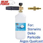 Пенная насадка для мытья автомобиля, пенообразователь высокого давления, Пенообразователь для пены для Sterwins Deko Parkside Argos Qualcast sink