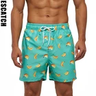 ESCATCH Брендовые мужские пляжные шорты, Новое поступление, летние повседневные брюки с принтом в виде банана, шорты для серфинга 4XL