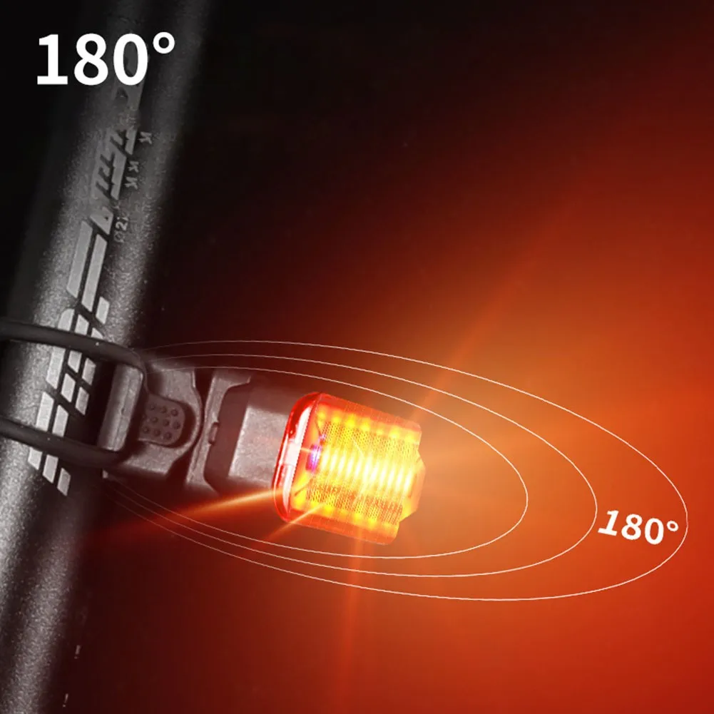 

LED Bicycle Rear TailLight Turn Signal Light USB Wireless Remote Waterproof Bike Safety Warning Lamp Cycling Accessories