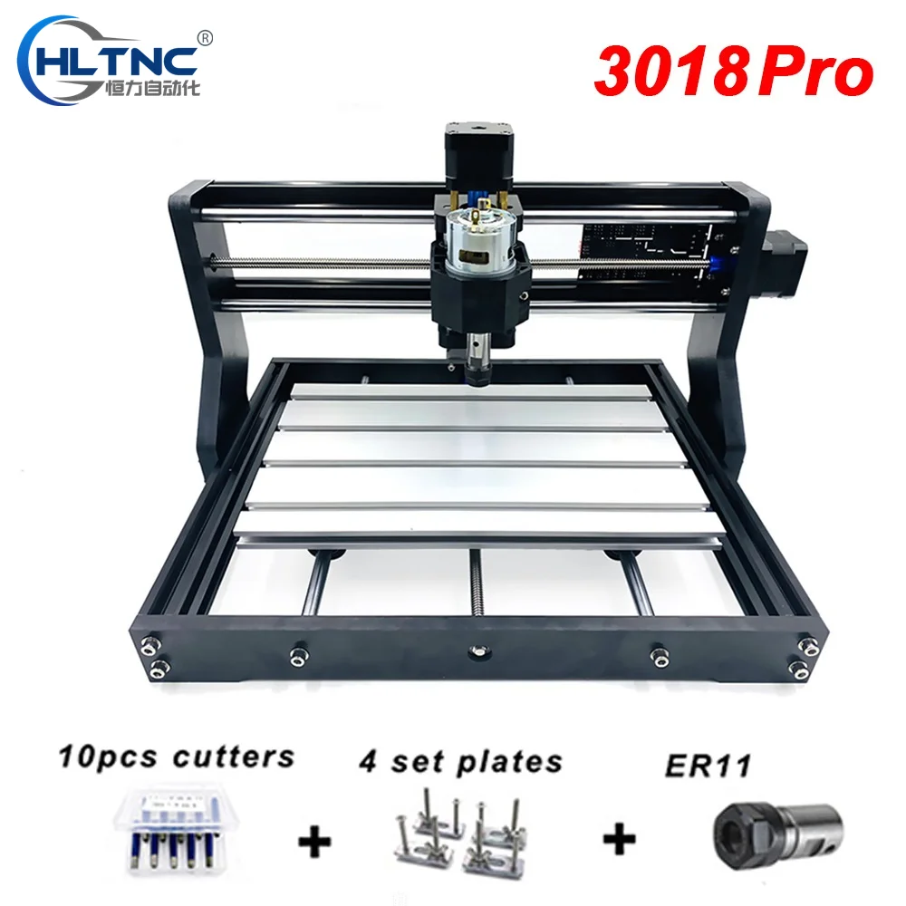 

CNC 3018 Pro Laser DIY Mini CNC Machine With Offline Controller 3 Axis Milling Machine GRBL Control ER11 Laser Engraver