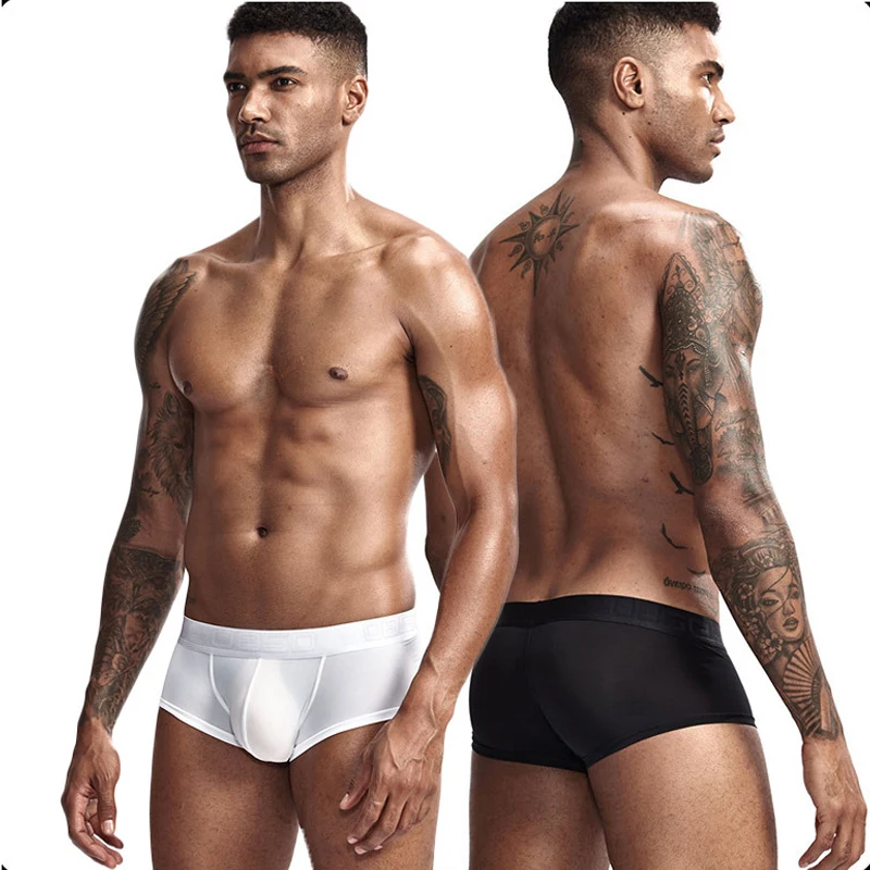 

Sexy Swimwear Men Swimsuit Shorts Men's Low Waist Breathable Bikini Briefs Boxer Underwear Beach Bathing Suits Swimming Trunks