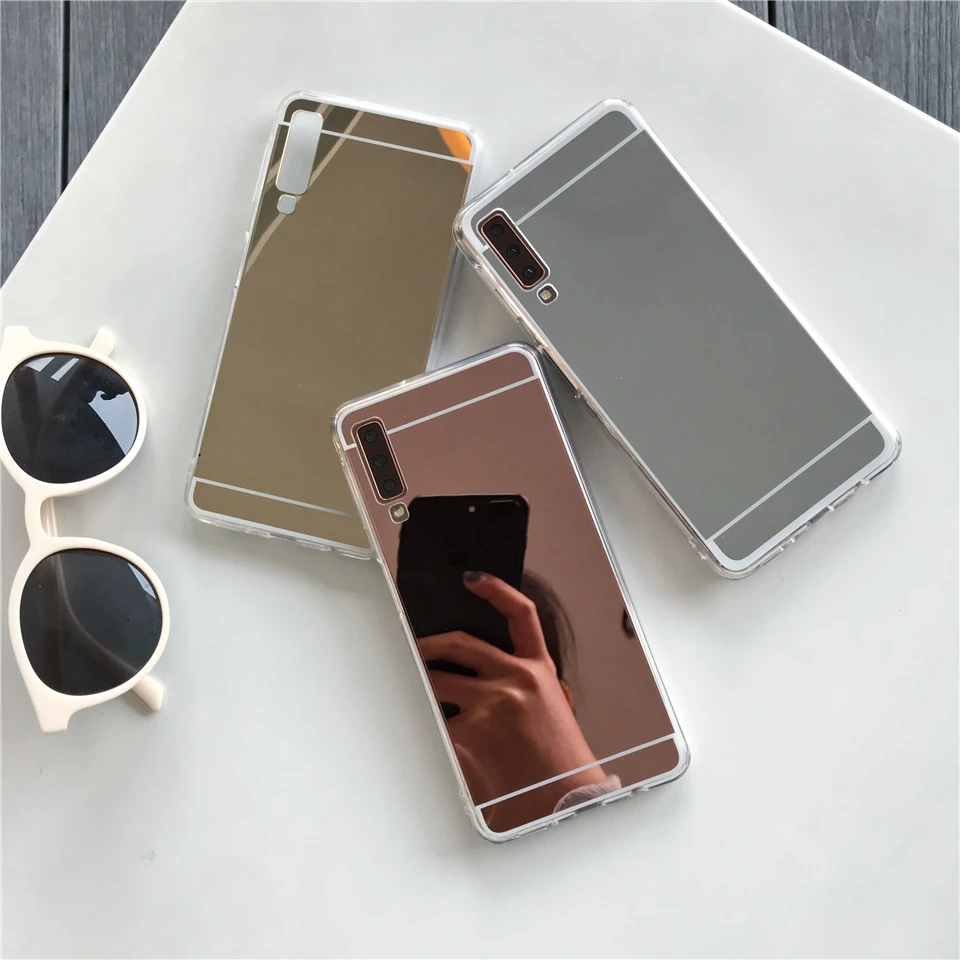 Mirror Case For OPPO A31 A33 A35 A37 A53 A57 A59 A71 A73 A75 A79 A83 Cover Soft TPU + PC Caso Funda cover for oppo A1 A3 A5 A7 |
