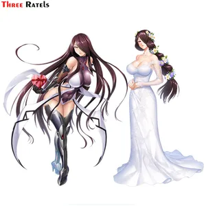 Три Ratels F626 Fuuma Saika, Taimanin наклейка на капот автомобиля ПВХ фигурка-стикер