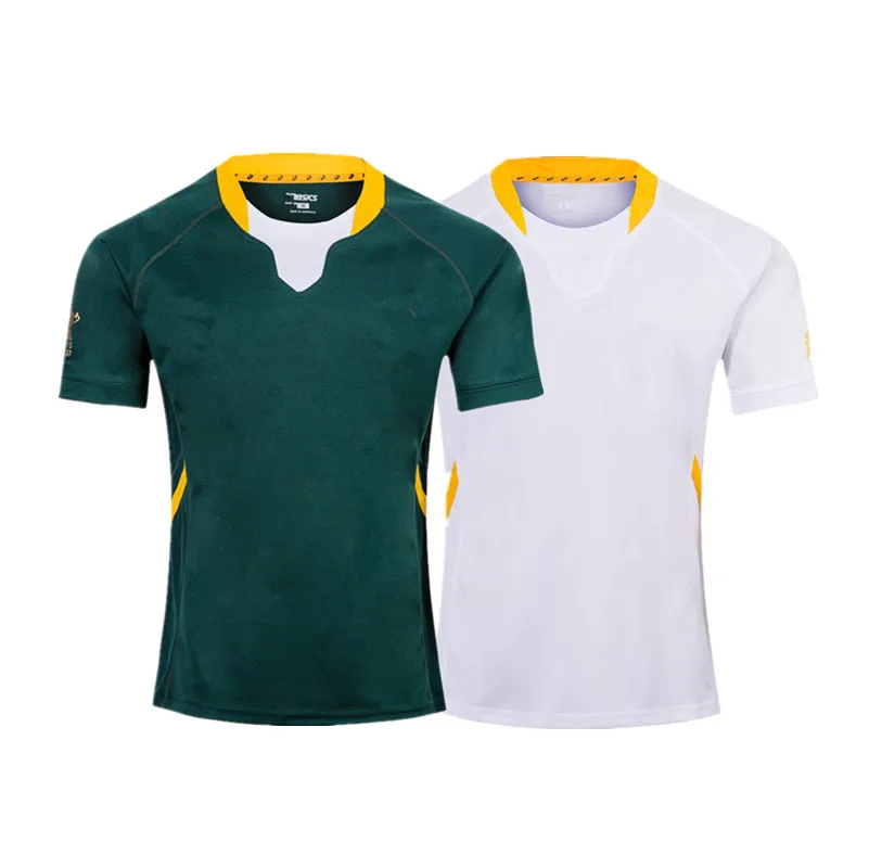 SOUTH AFRICA RUGBY HOME AWAY JERSEY size S-3XL Top quality Free shipping