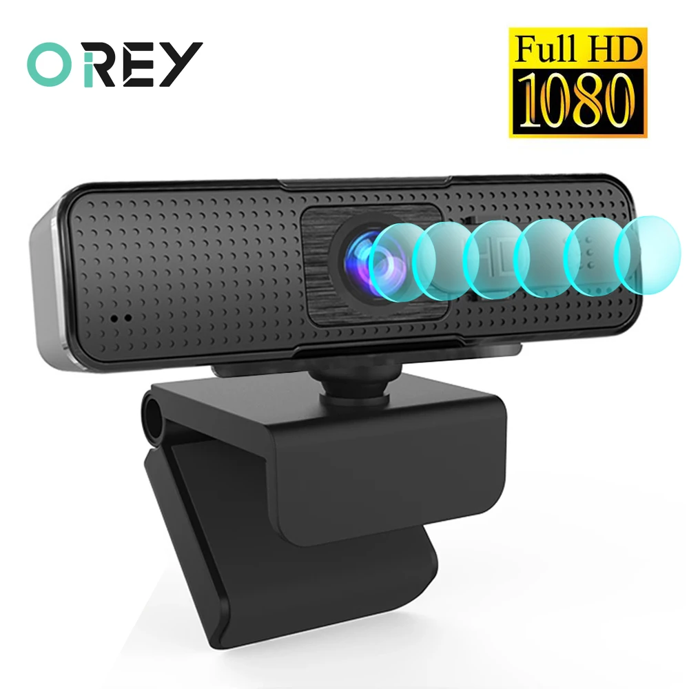 

Webcam 1080P Full HD Web Camera With Microphone USB Web Cam For PC Computer Mac Laptop Desktop Skype YouTube Mini Video Camera