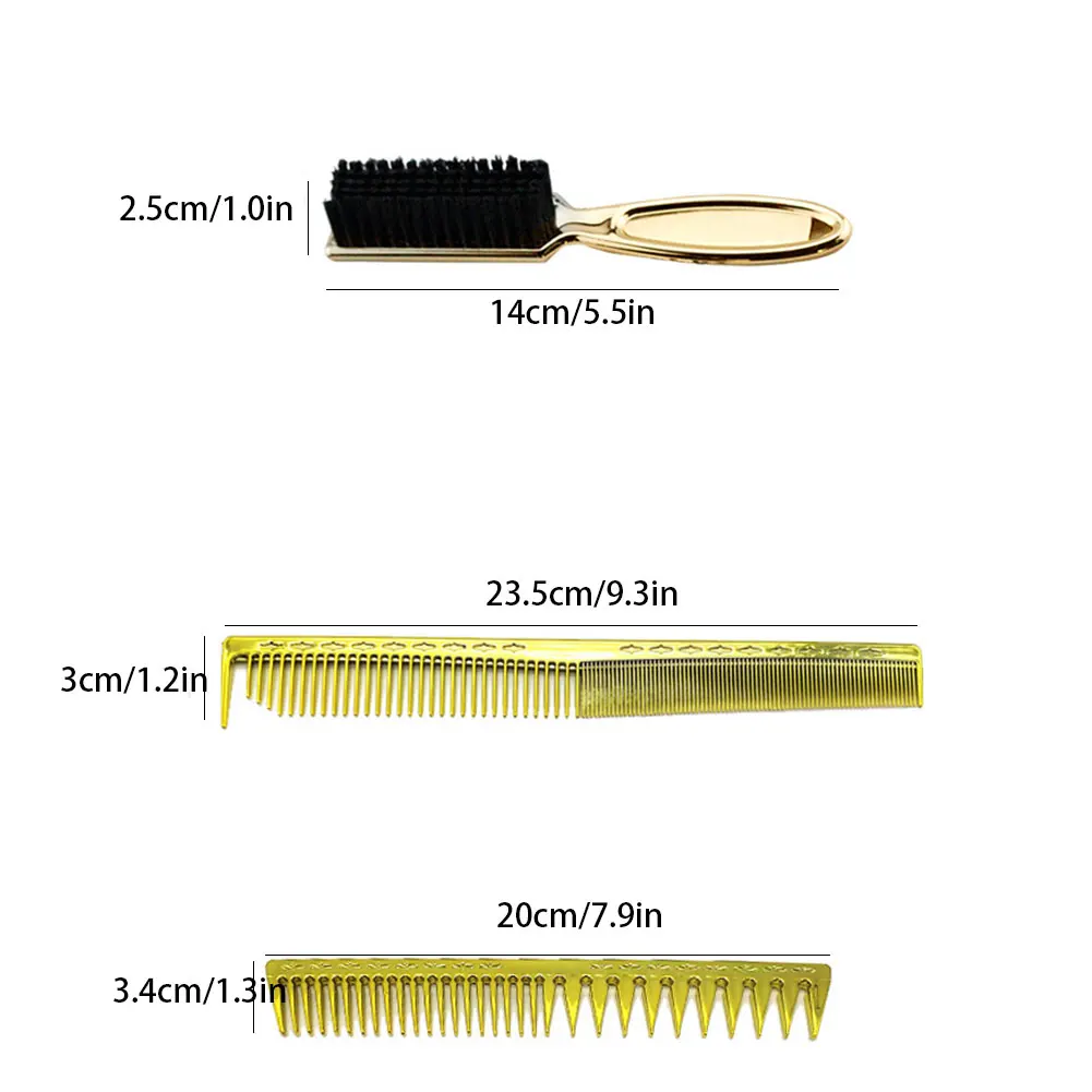 

4PCS Hair Brush Women Hair Comb Men Hairdressing Hair Brushes Set with Hair Spray Bottle for Salon Hair Cutting Haircut
