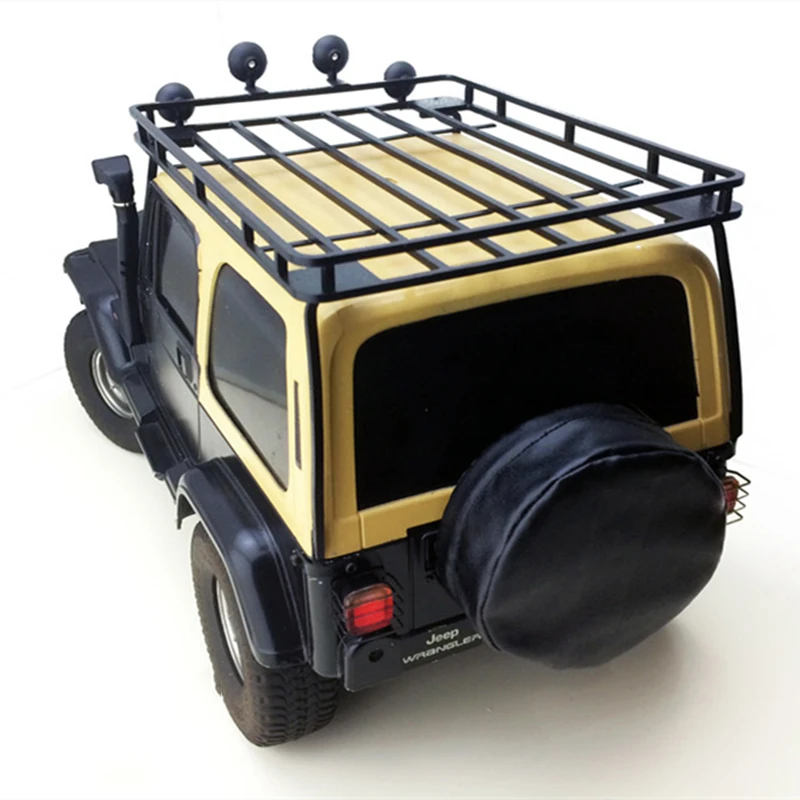 Автомобильный багажник на крышу с дистанционным управлением TAMIYA 1/10 CC01 Wrangler |