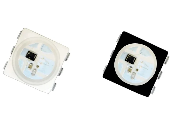 

WS2815 LED Chip 5050 RGB Intelligent control DC12V signal break-point continuous transmission full color addressable
