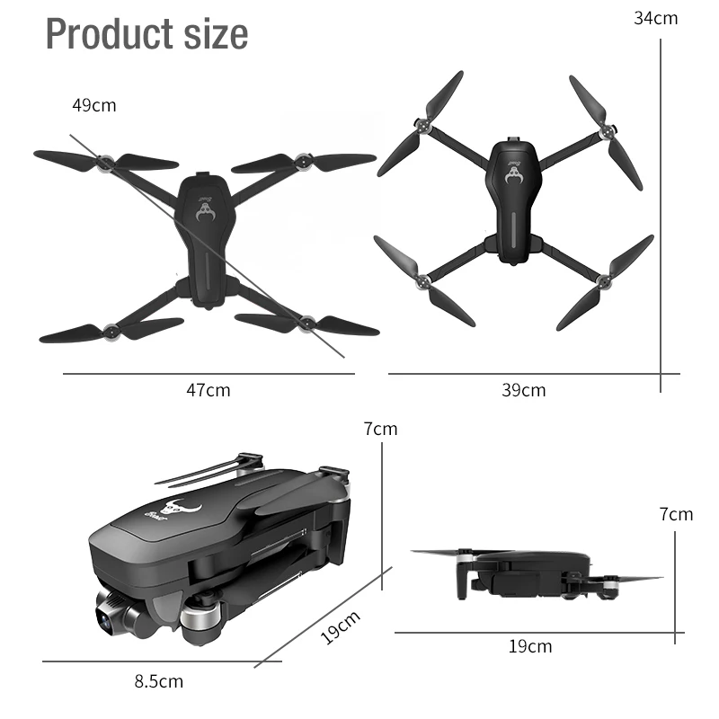 

In stock ZLRC SG906 Pro 2.4G WIFI FPV With 4K HD Camera 2-Axel Gimbal Optical Flow Positioning Brushless RC Drone Quadcopter RTF