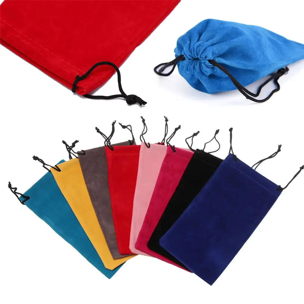 

Portable Soft Eyewear Optical Glasses Case Eyeglasses Pouch Drawstring Pouch Bags Glasses Cloth Bags Sunglasses Bag