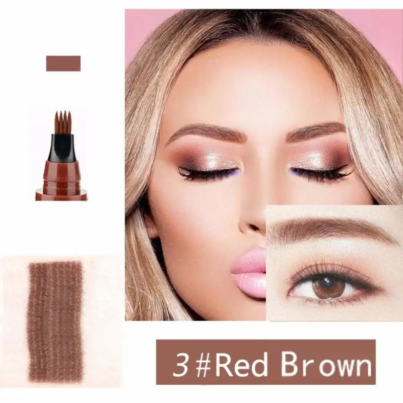 _ Микроблейдинг для бровей тату ручка 4 наконечника тонкий эскиз усилитель