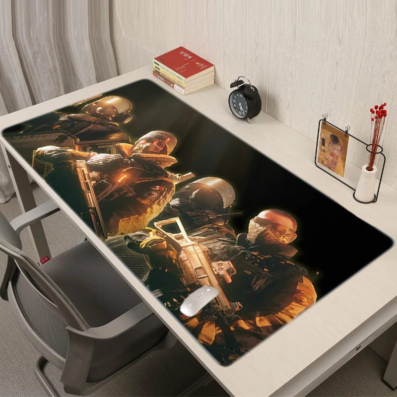 

Rainbow Six Siege Pad Mouse Gaming Mat Mause Gamer Hot Xxl Keyboard Desk Large Accessories Pads PC Cabinet Cute Girl Carpet Mats