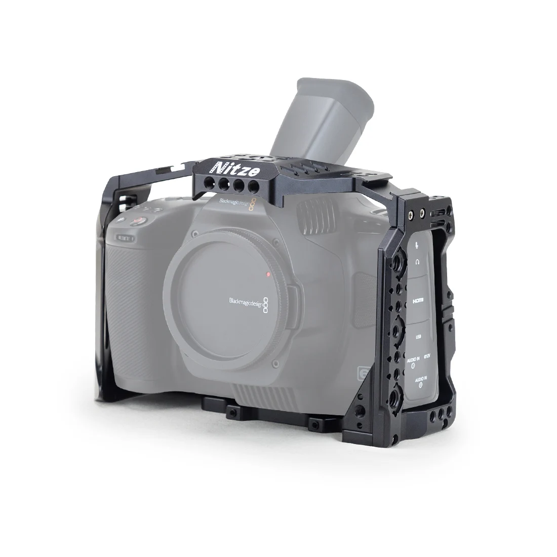 

Клетка Nitze для камеры BMPCC 6K Pro - T-B01A алюминиевый сплав vs smallrig Tilta