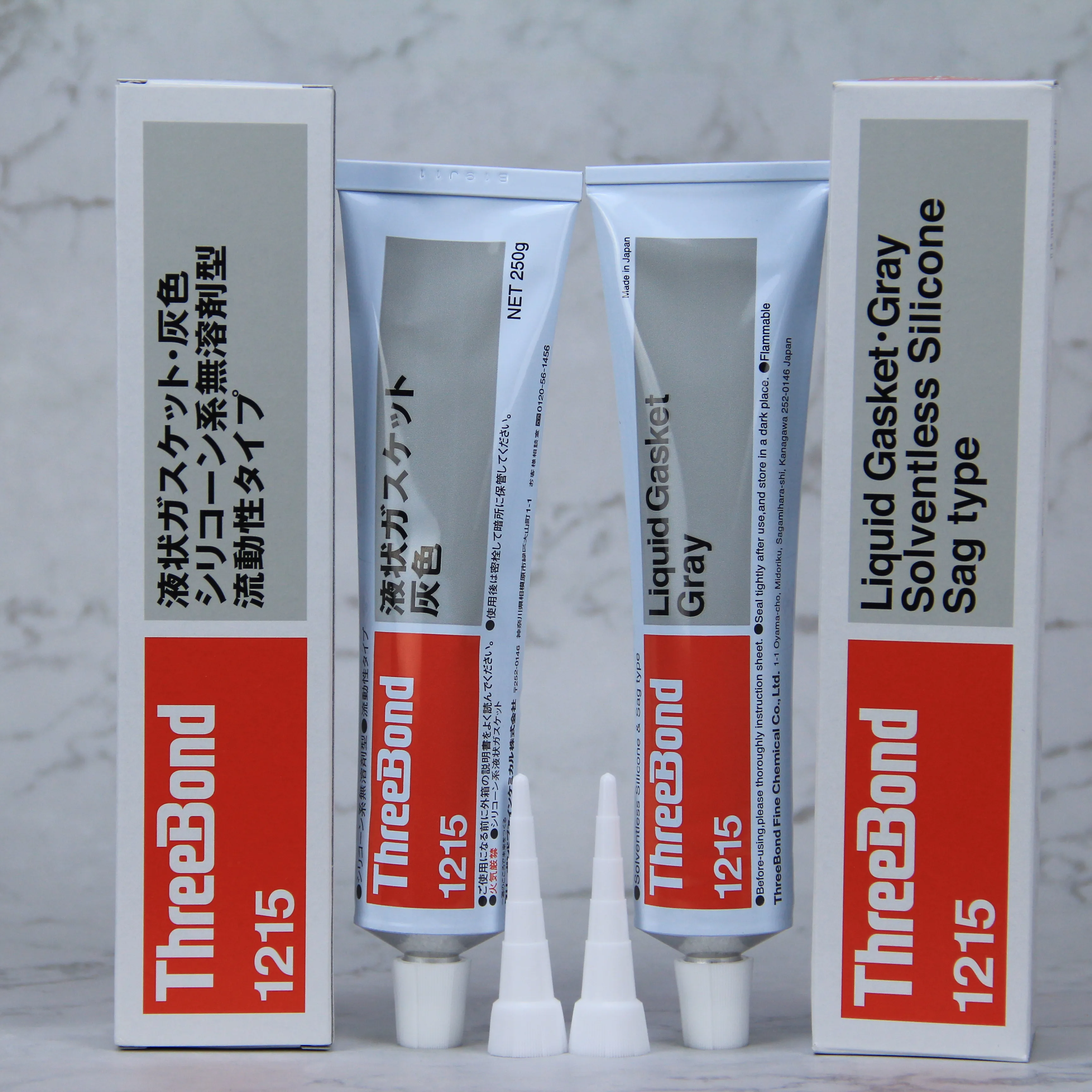 

1pcs Genuine TB-1215 Organic Silicone Liquid Sealant Threebond TB1215 Gray Glue