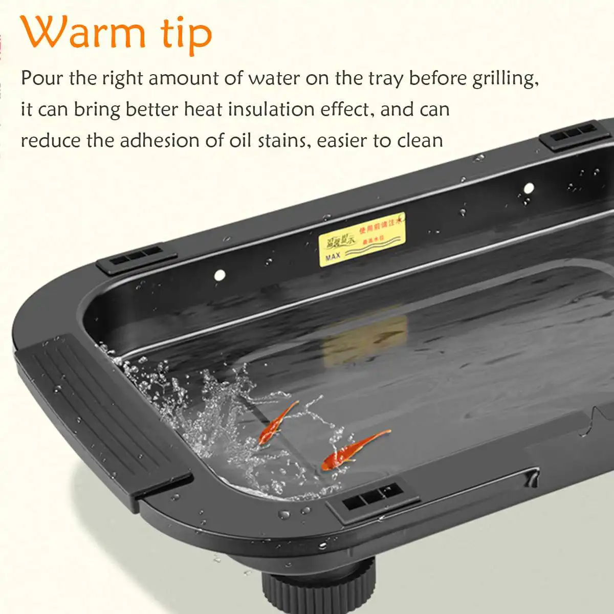 Скидка Электрический гриль для барбекю, 2000 Вт, 5 уровней температуры, Бездымная машина для барбекю, Домашний Настольный бездымный инструмент для ке...