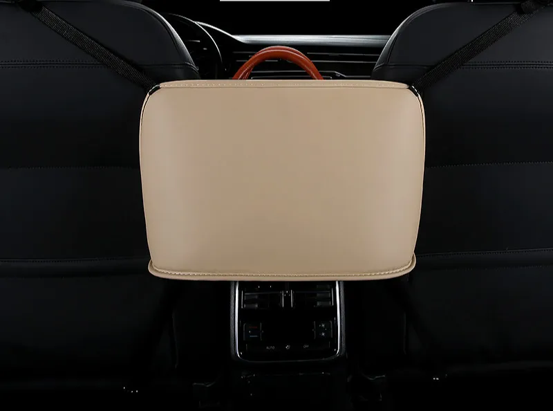 A-Beige Промежуточная сумка на заднее сиденье автомобиля для приема и подвешивания багажника - Название цвета: A-Beige