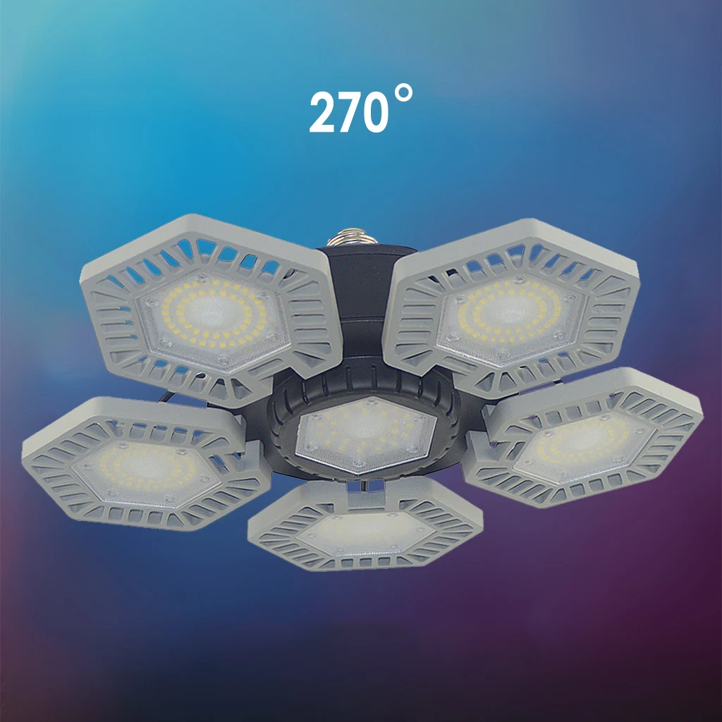 

Folding Deformable Garage Ceiling LED Lights Bulb E27, Energy-Saving and Super Bright