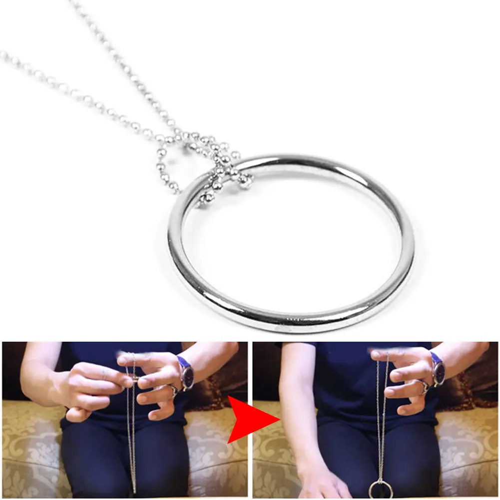 70 см магический реквизит шоу ожерелье цепь Малыш Дети Кольцо узел трюк