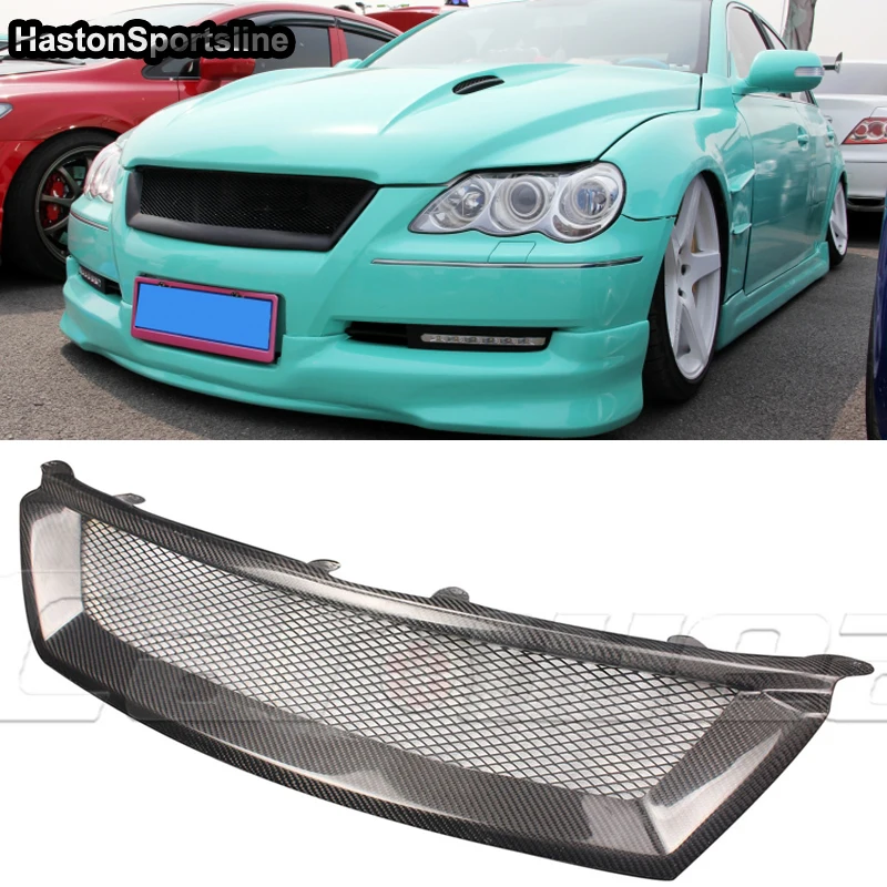 Передняя решетка радиатора Reiz Mark X GS Style из углеродного волокна для Toyota 2004-2009 |