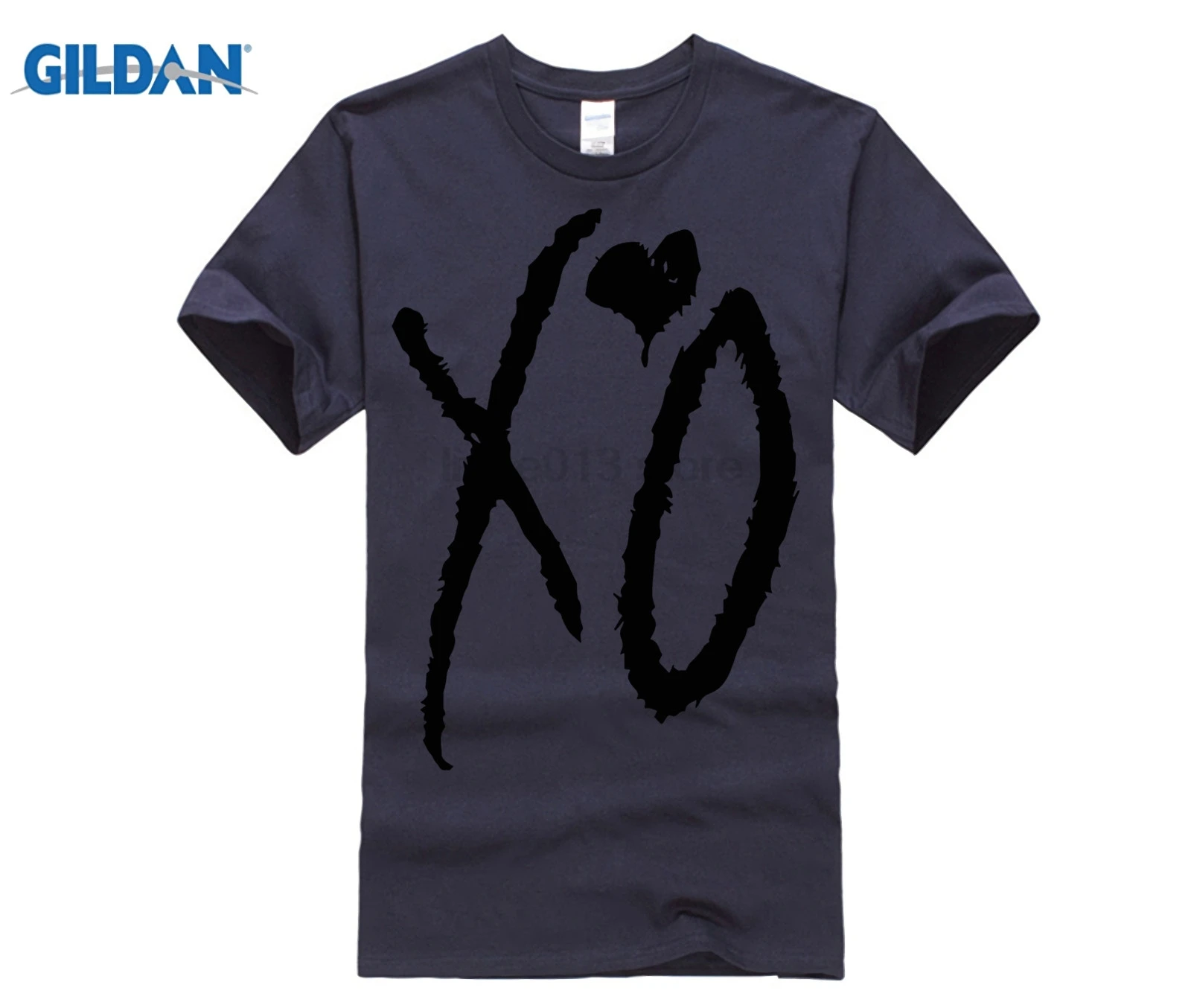 GILDAN Cutee The Weeknd XO Футболка мужская футболка с буквенным принтом сердце короткими