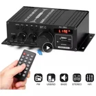 Усилитель мощности AK380 AK170, Hi-Fi аудиоусилитель для домашнего кинотеатра, 2-канальный усилитель Bluetooth класса D, USBSD AUX вход, усилитель